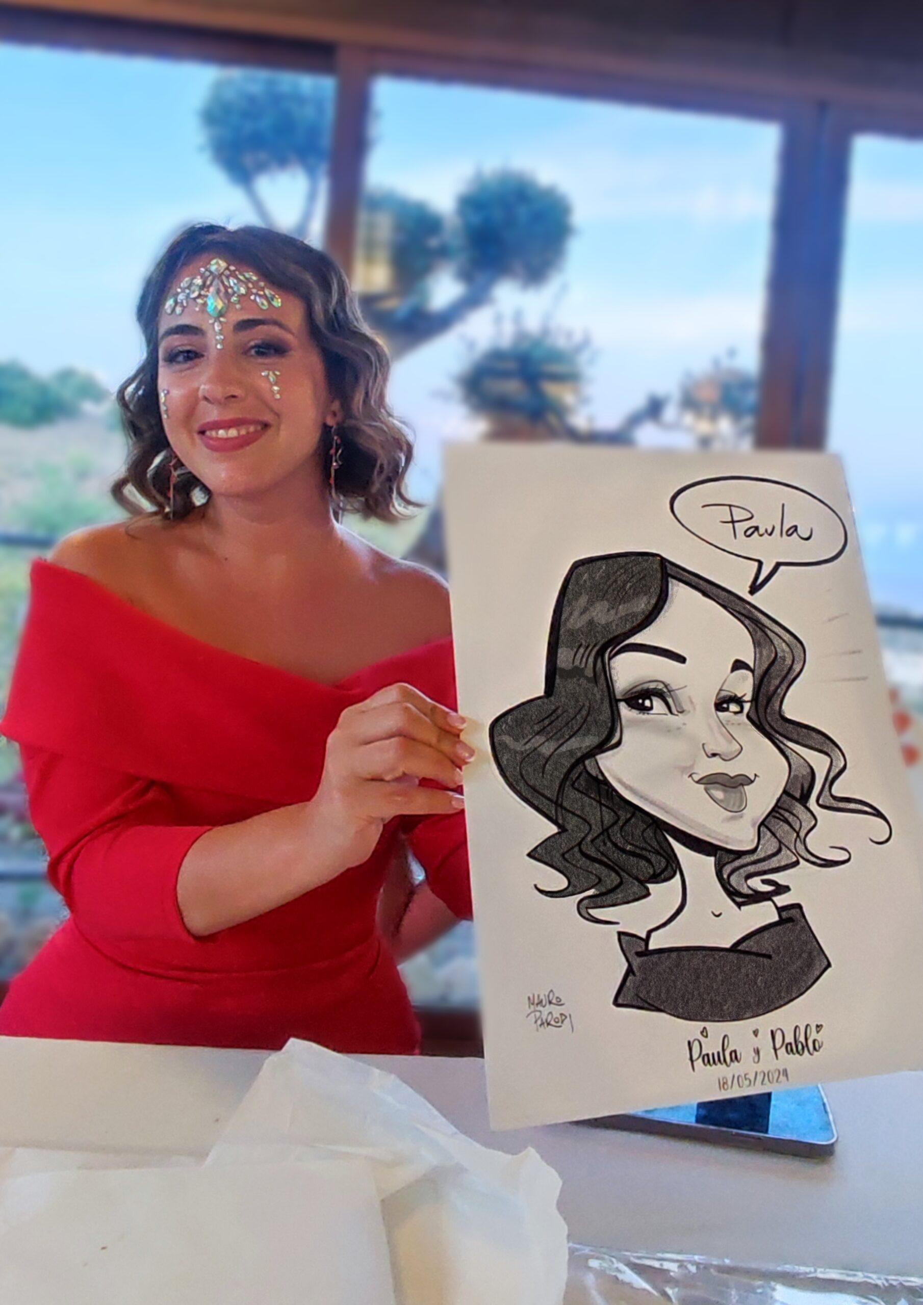 Caricaturas en eventos